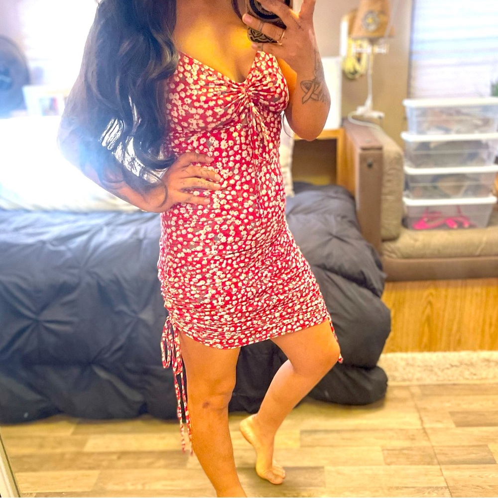 SHEIN dress with adjustable ties